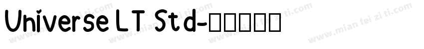 Universe LT Std字体转换